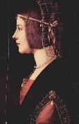 PREDIS, Ambrogio de Portrait of a lady oil painting on canvas